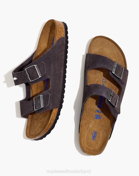 schoenen hth grijs ZVH6399 Madewell Birkenstock suède Arizona sandalen Heren