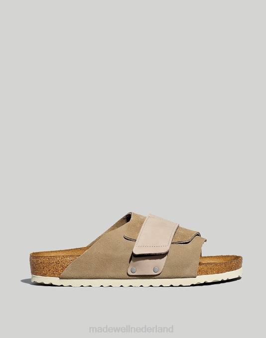 schoenen taupe ZVH6401 Madewell Birkenstock suède kyoto sandalen Heren