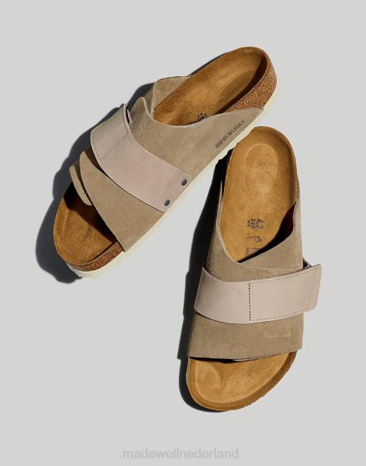 schoenen taupe ZVH6401 Madewell Birkenstock suède kyoto sandalen Heren
