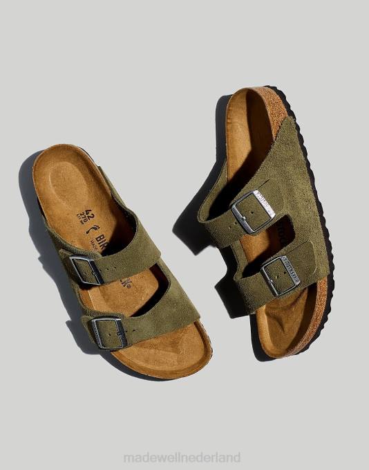 schoenen tijm ZVH6398 Madewell Birkenstock suède Arizona sandalen Heren