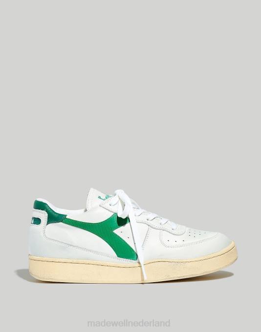 schoenen wit/groengroen ZVH6625 Madewell diadora mi basket lo gebruikte sneakers Heren