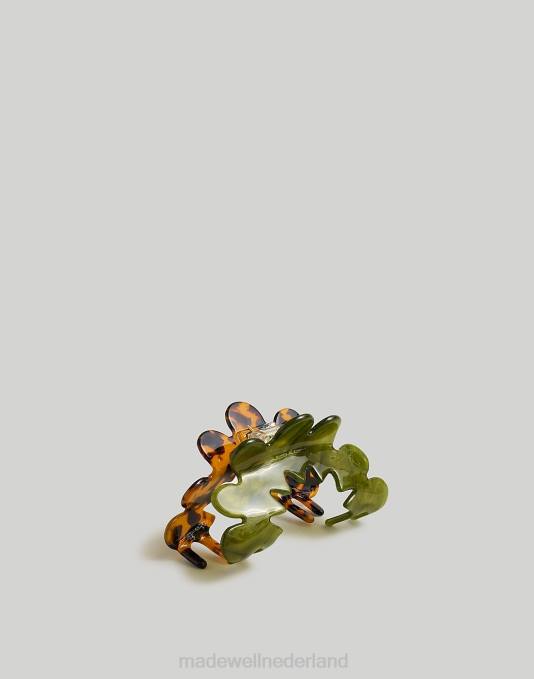 accessoires gerijpte kiwi ZVH6779 Madewell abstracte klauw haarclip vrouwen