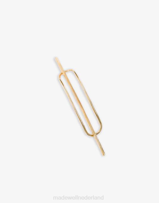 accessoires goud ZVH61778 Madewell prijs het label petite ovale haarspeld vrouwen