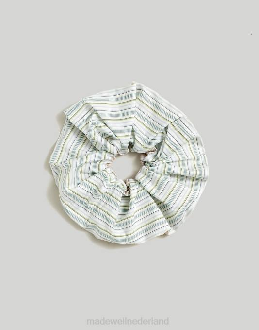accessoires levendig ZVH61797 Madewell Chava gestreepte oversized scrunchie vrouwen
