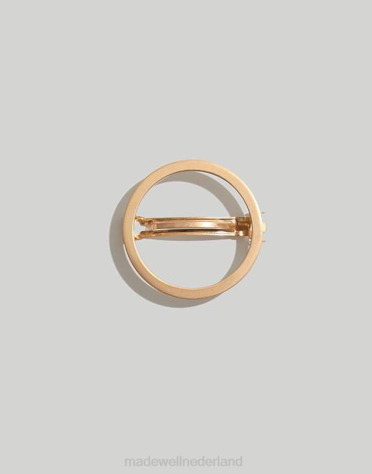 accessoires vintage goud ZVH6766 Madewell dikke cirkel haarclip vrouwen