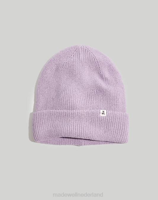 accessoires blauwe steen ZVH6801 Madewell (re)sourced beanie met omslag vrouwen