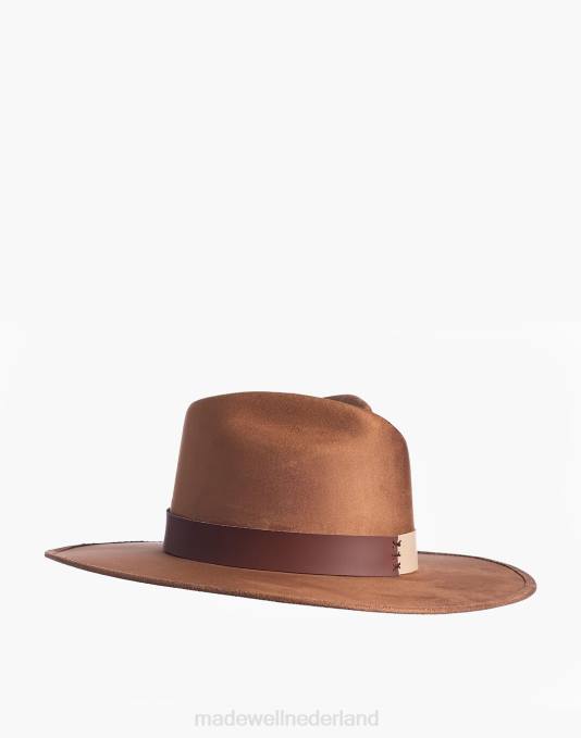 accessoires bruin ZVH61226 Madewell asn sequoia hoed vrouwen
