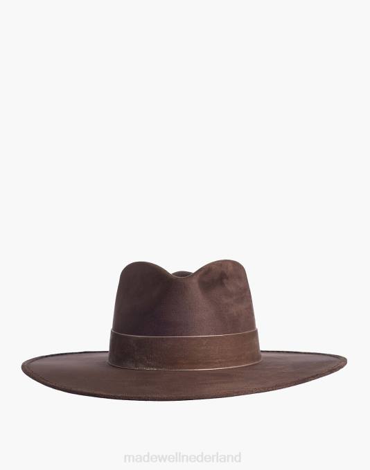 accessoires bruinen ZVH61227 Madewell asn luna rancher hoed vrouwen