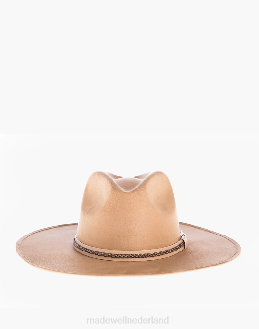 accessoires bruinen ZVH61246 Madewell asn veganistische suède denali rancher hoed vrouwen