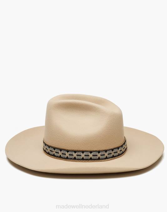accessoires chocolade ZVH62438 Madewell Wyeth wollen layne hoed vrouwen