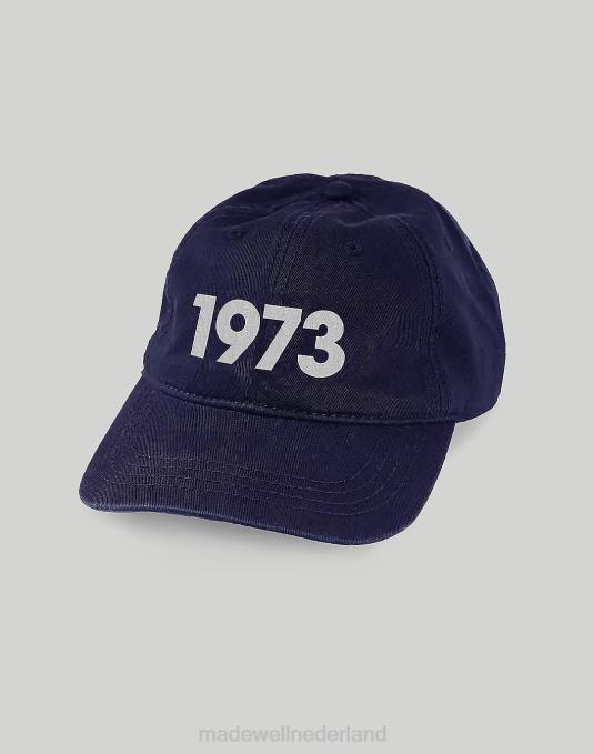 accessoires marine ZVH62233 Madewell prinkshop x sociale goederen 1973 hoed vrouwen