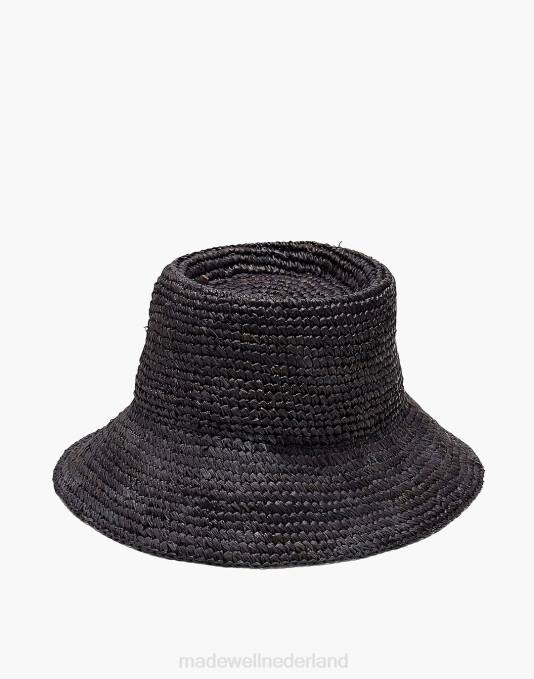 accessoires middernacht ZVH62431 Madewell Wyeth tali strohoed vrouwen