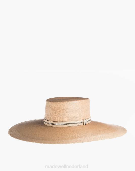 accessoires natuurlijk ZVH61248 Madewell asn rosalia hoed met brede rand vrouwen