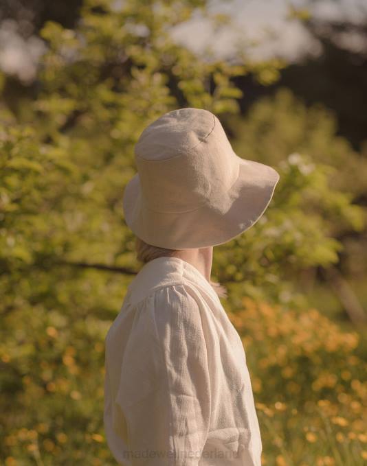 accessoires natuurlijk ZVH62230 Madewell veel canvas hoed met korte rand vrouwen