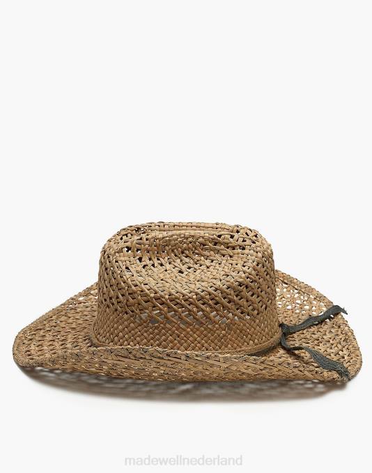 accessoires natuurlijk ZVH62435 Madewell Wyeth Jessica strohoed vrouwen