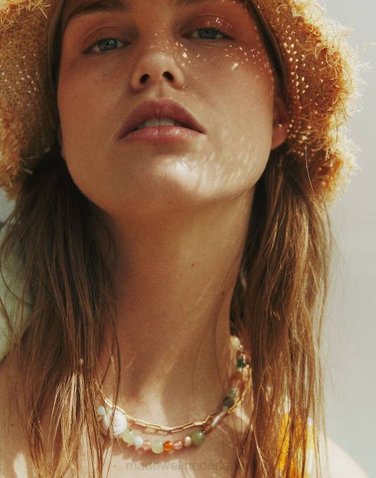 accessoires zacht mahonie ZVH62470 Madewell strohoed vrouwen