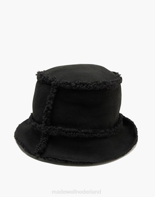 accessoires zwart ZVH62421 Madewell Wyeth Astrid hoed vrouwen
