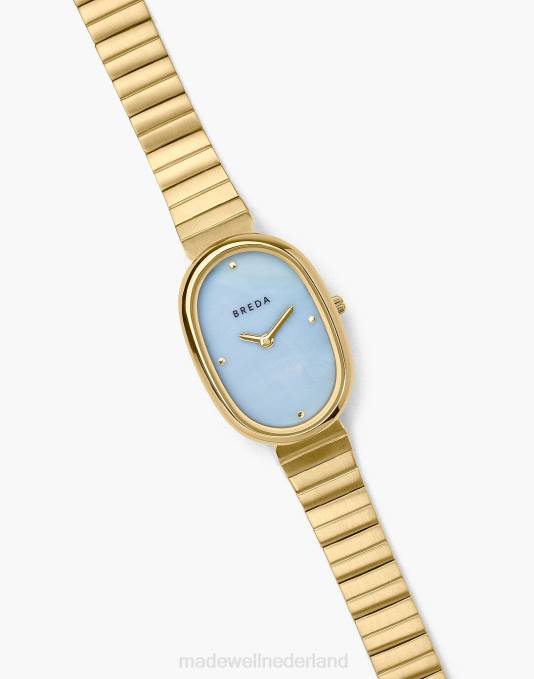 accessoires goud ZVH61332 Madewell Breda Jane metalen armbandhorloge, 23 mm vrouwen
