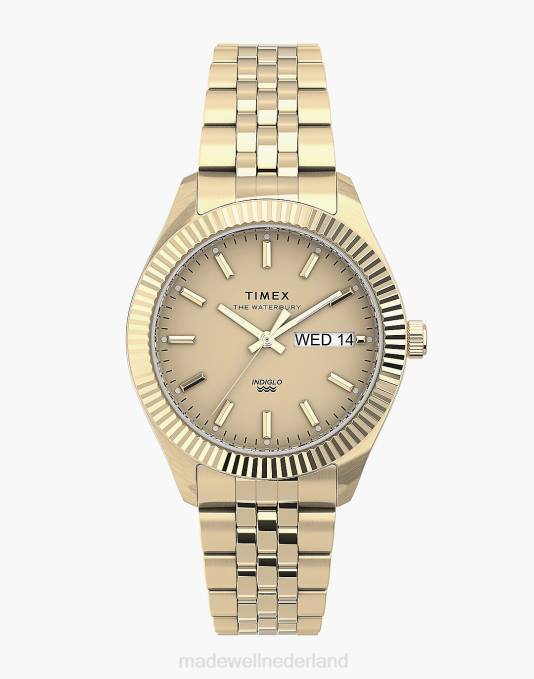 accessoires goud ZVH62332 Madewell Timex Waterbury Legacy Boyfriend 36 mm vrouwen