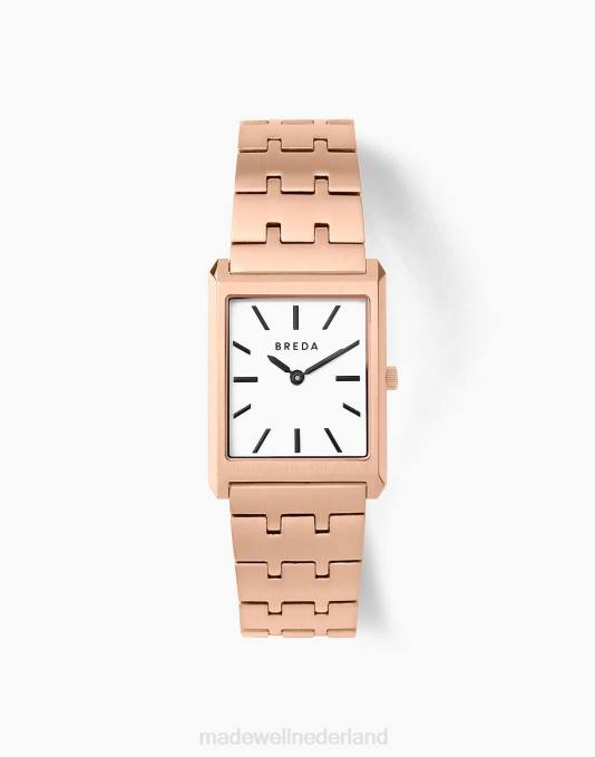 accessoires rosé goud ZVH61136 Madewell Breda Virgil metalen armbandhorloge vrouwen