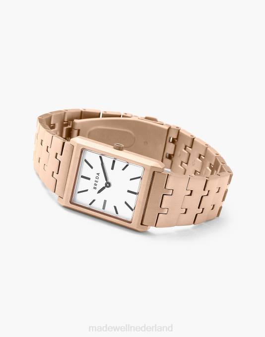 accessoires rosé goud ZVH61136 Madewell Breda Virgil metalen armbandhorloge vrouwen