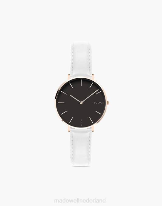 accessoires wit ZVH62287 Madewell solios horloges eco veganistisch hoesje vrouwen