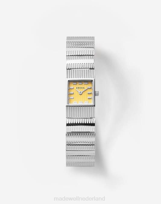 accessoires zilver ZVH61311 Madewell Breda 'groove' en metalen armbandhorloge vrouwen