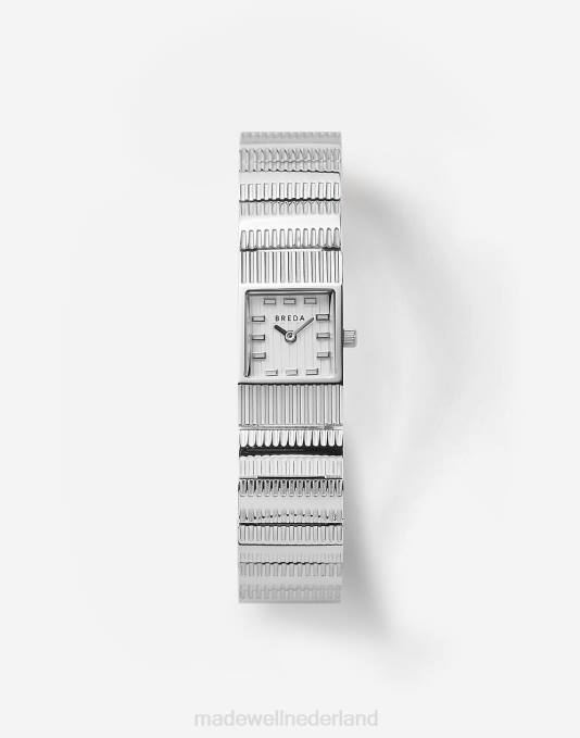 accessoires zilver ZVH61312 Madewell Breda 'groove' en metalen armbandhorloge vrouwen