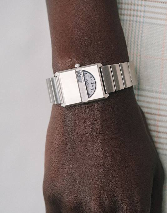 accessoires zilver ZVH61315 Madewell Breda Pulse tandem- en metalen armbandhorloge, 26 mm vrouwen