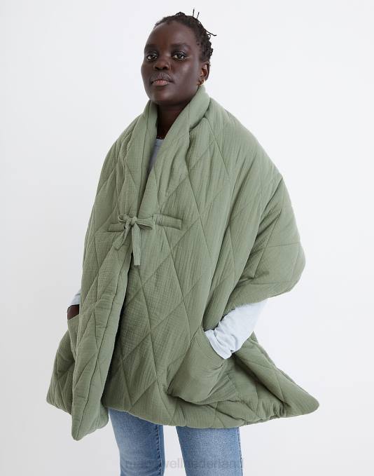 accessoires vervaagde handpalm ZVH61002 Madewell gewatteerde sjaal vrouwen