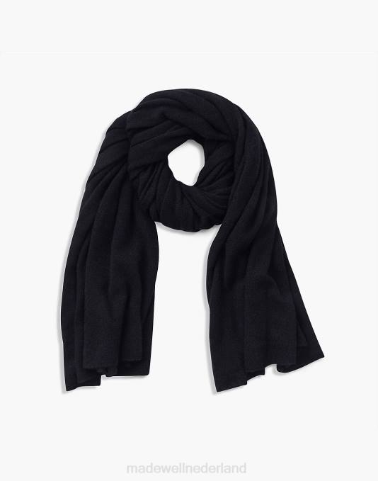 accessoires zwart ZVH62399 Madewell warren kasjmier reisdoek vrouwen
