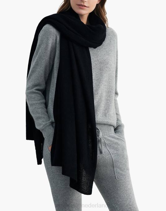 accessoires zwart ZVH62399 Madewell warren kasjmier reisdoek vrouwen