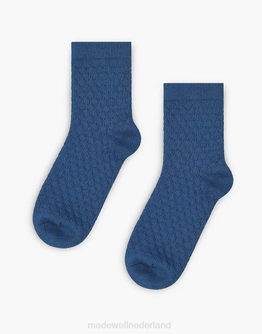 accessoires blauw ZVH62311 Madewell op maat gemaakte vakbond eben vrouwen