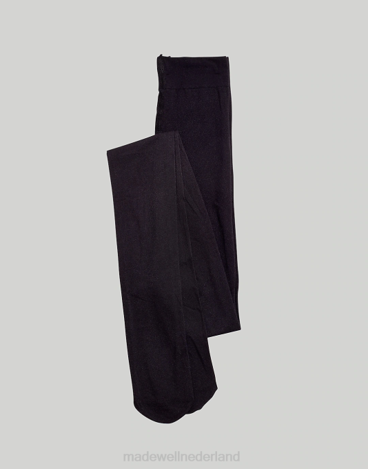 accessoires echt zwart ZVH61019 Madewell half ondoorzichtige panty vrouwen