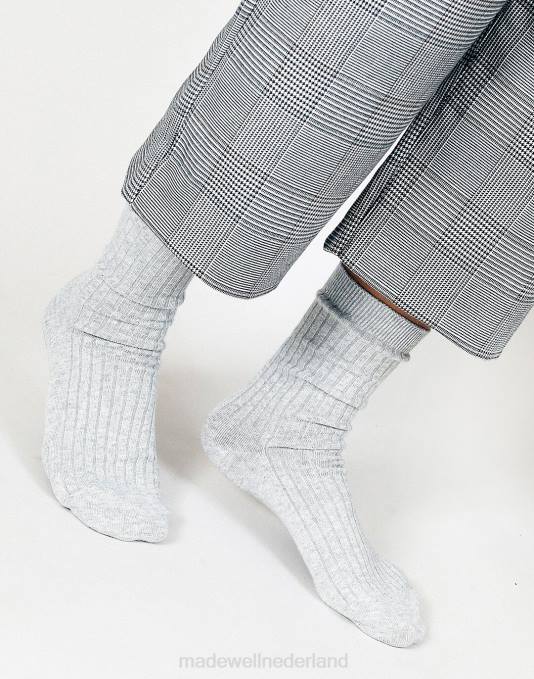 accessoires ecru ZVH62319 Madewell op maat gemaakte Union luxe sokken vrouwen