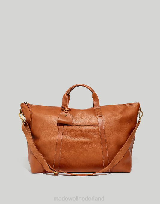 accessoires Engels zadel ZVH6685 Madewell de weekendtas van leer vrouwen