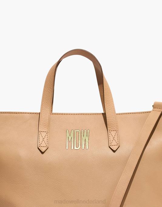 accessoires Engels zadel ZVH6732 Madewell de transporttas met ritssluiting aan de bovenkant vrouwen