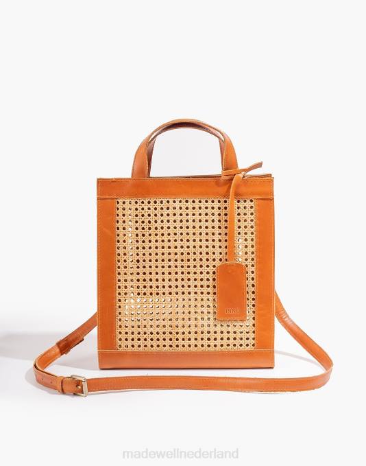 accessoires bruinen ZVH61620 Madewell inne studios sia tweezijdige draagtas vrouwen