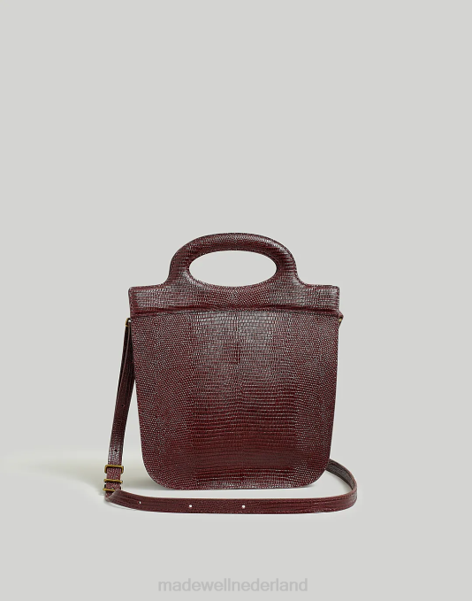 accessoires donkere cabernet ZVH6664 Madewell de crossbodytas met koord vrouwen