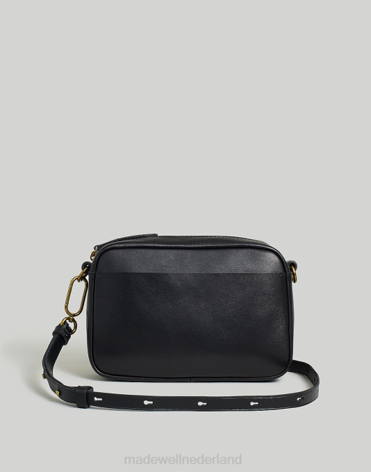 accessoires echt zwart ZVH6658 Madewell de crossbodytas met karabijnhaak vrouwen