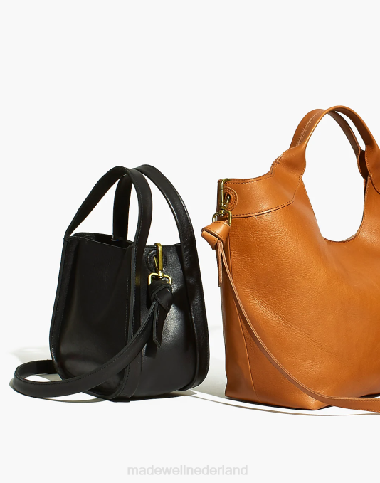 accessoires echt zwart ZVH6661 Madewell de Sydney crossbodytas vrouwen
