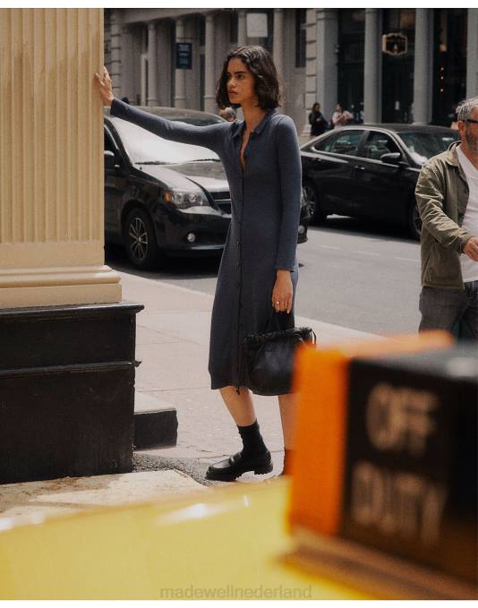 accessoires echt zwart ZVH6673 Madewell de piazza crossbodytas vrouwen