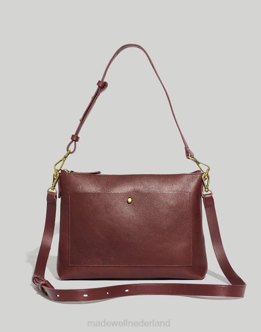 accessoires echt zwart ZVH6714 Madewell de transportschouder crossbodytas vrouwen