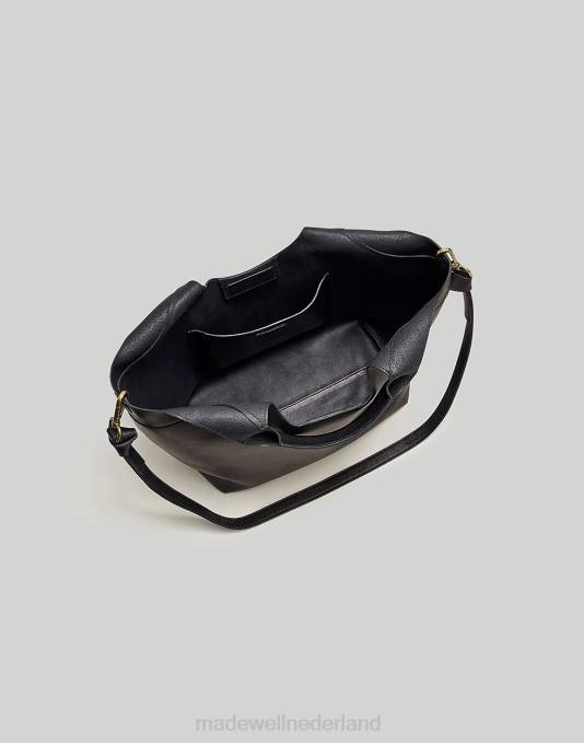 accessoires gepolijste karamel ZVH6724 Madewell de Sydney draagtas met uitsnijding van leer vrouwen