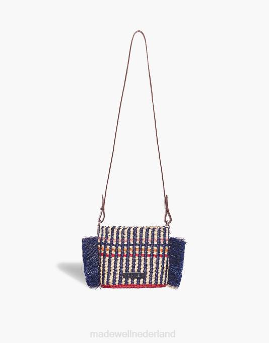 accessoires multi ZVH61167 Madewell Aaks raffia hana mini-streeptasje vrouwen