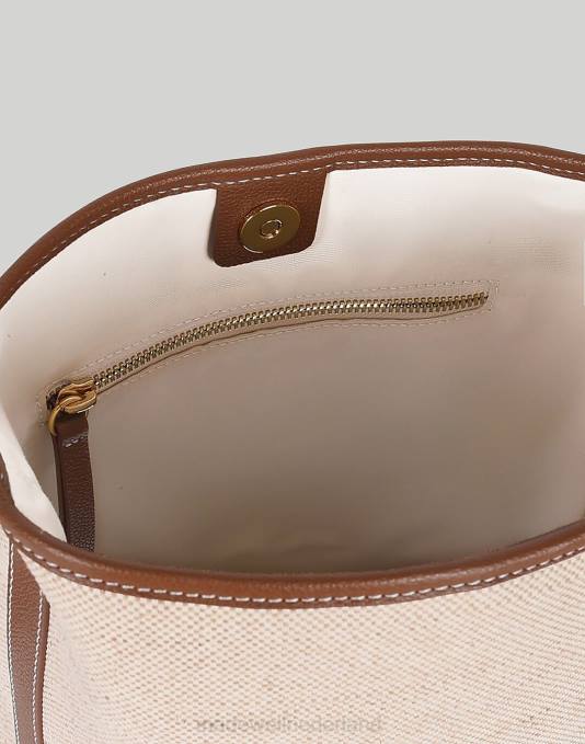 accessoires olijf ZVH61603 Madewell Hyer Goods canvas converteerbare bucketbag vrouwen