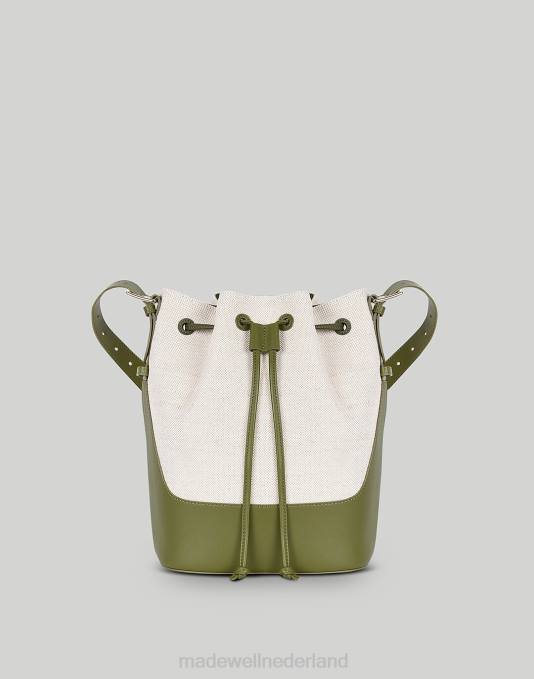 accessoires olijf ZVH61605 Madewell hyer goederen de canvas cinch-emmer vrouwen