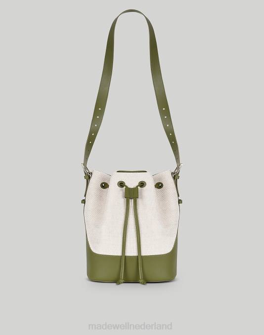 accessoires olijf ZVH61605 Madewell hyer goederen de canvas cinch-emmer vrouwen