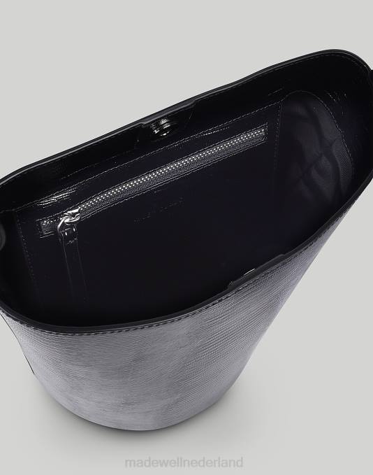 accessoires zwart multi ZVH61602 Madewell Hyer Goods luxe converteerbare bucketbag vrouwen