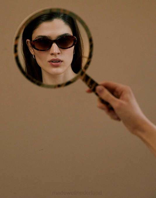 accessoires marsepein ZVH61029 Madewell Russell ovale zonnebril vrouwen